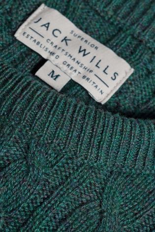 Jack Wills Marlow Cable Knit Jumper